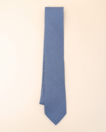 Gravata 100% Seda em Azul Claro